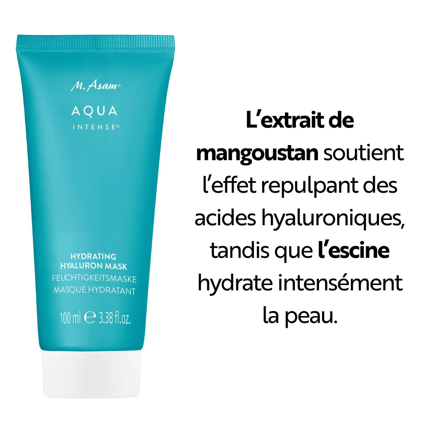 M. Asam Aqua Intense masque hydratant hyaluron 100ml sans parfum
