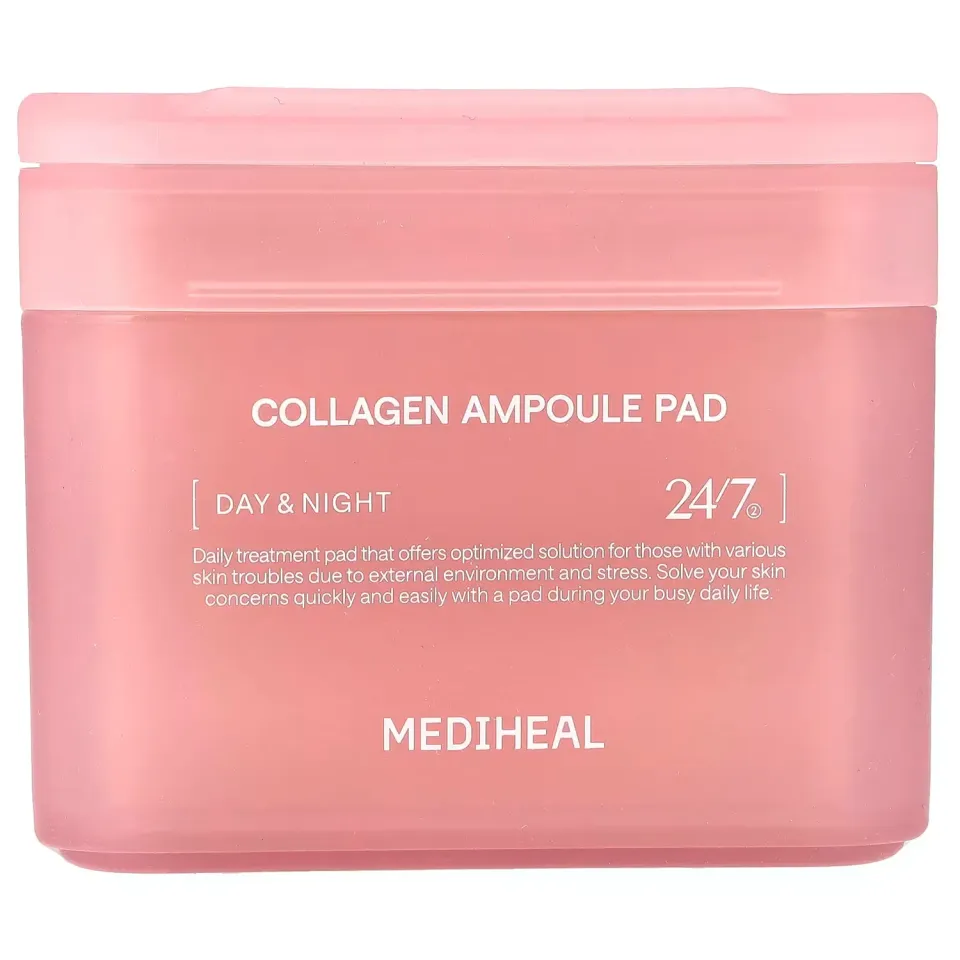 Mediheal Collagen Ampoule Pad pads 100 pièces collagène