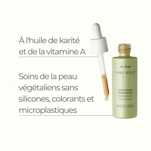 M. Asam Vino Gold Night Power concentré nuit 30ml resvératrol