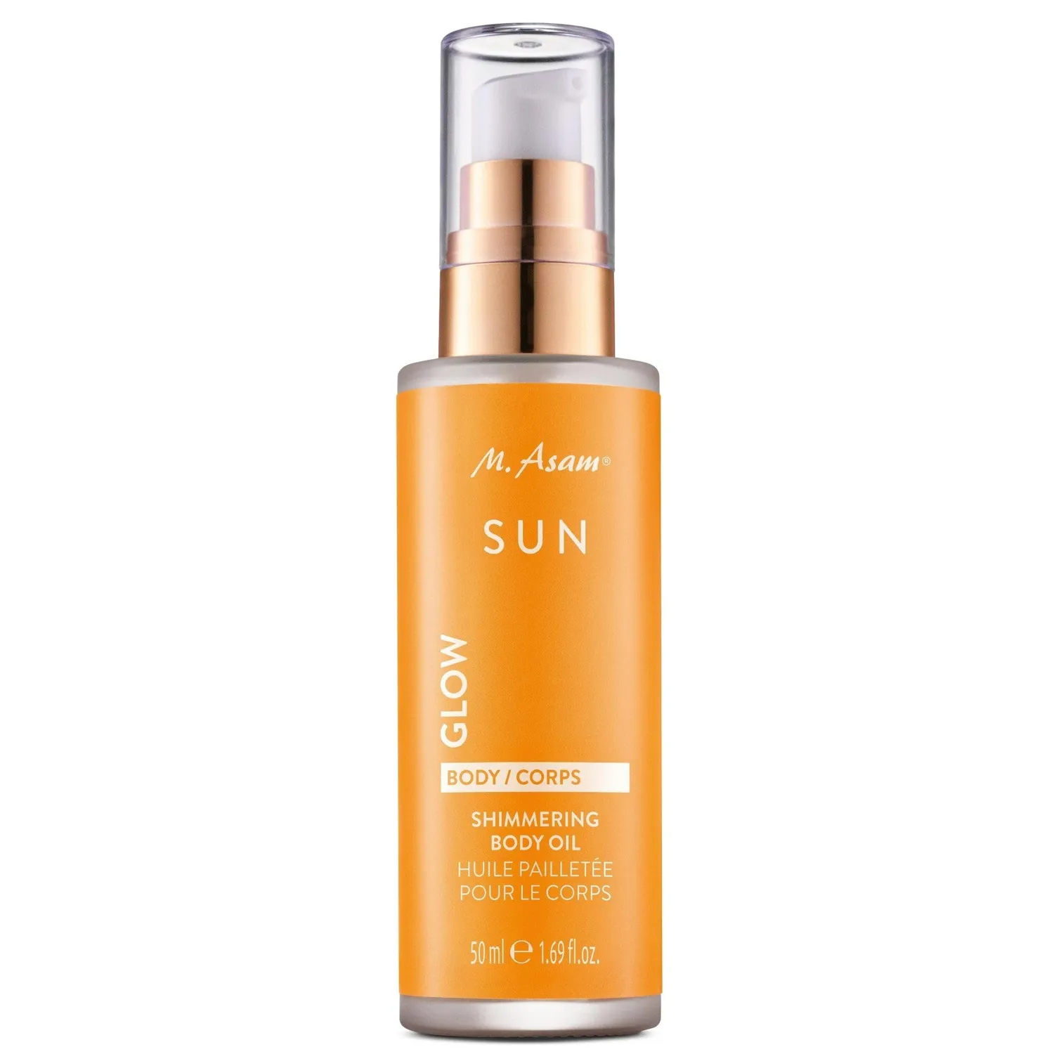 M. Asam Sun huile pailletée corps 50 ml coco vanille