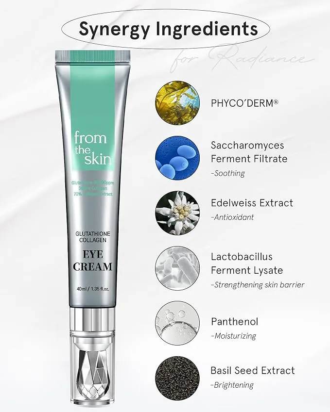 From the Skin Glutathione Collagen crème yeux 40ml collagène