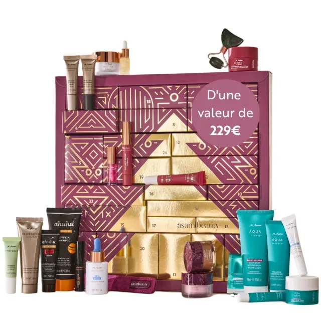 M. Asam Calendrier de l'Avent 2026 beauté 24 surprises