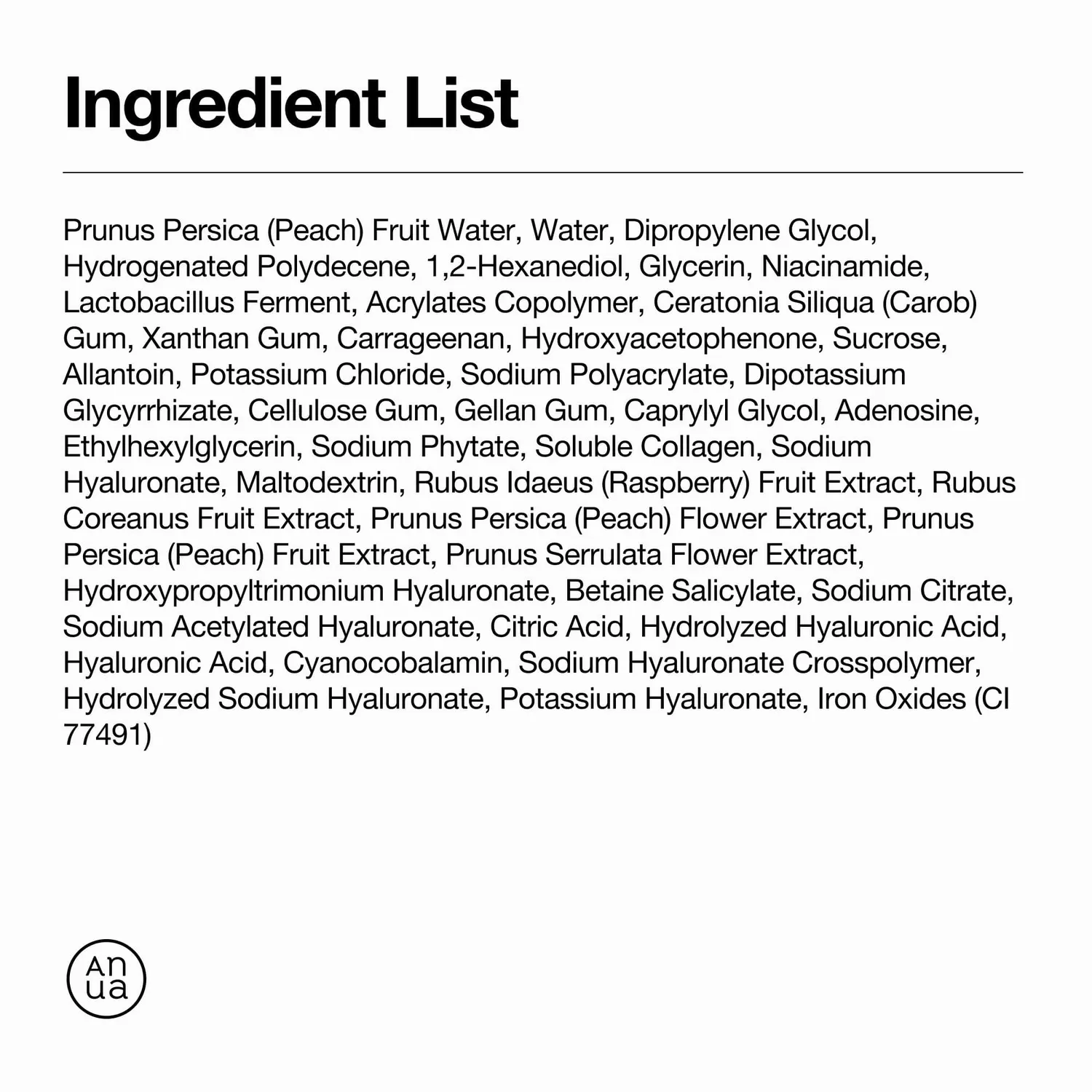 Anua Peach 70 Niacin masque collagène pêche éclat