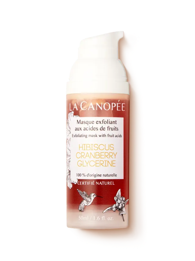 La Canopée Masque exfoliant acides de fruits 50 ml éclat