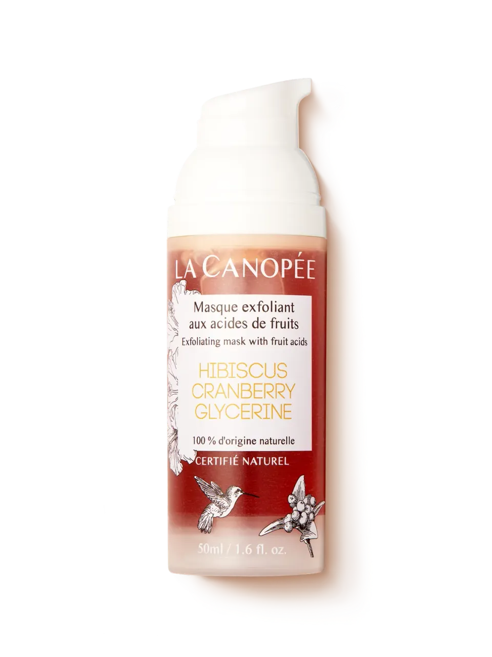 La Canopée Masque exfoliant acides de fruits 50 ml éclat