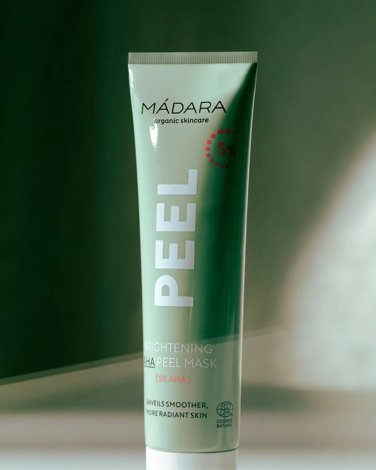 Mádara Brightening AHA Peel masque échantillon éclat