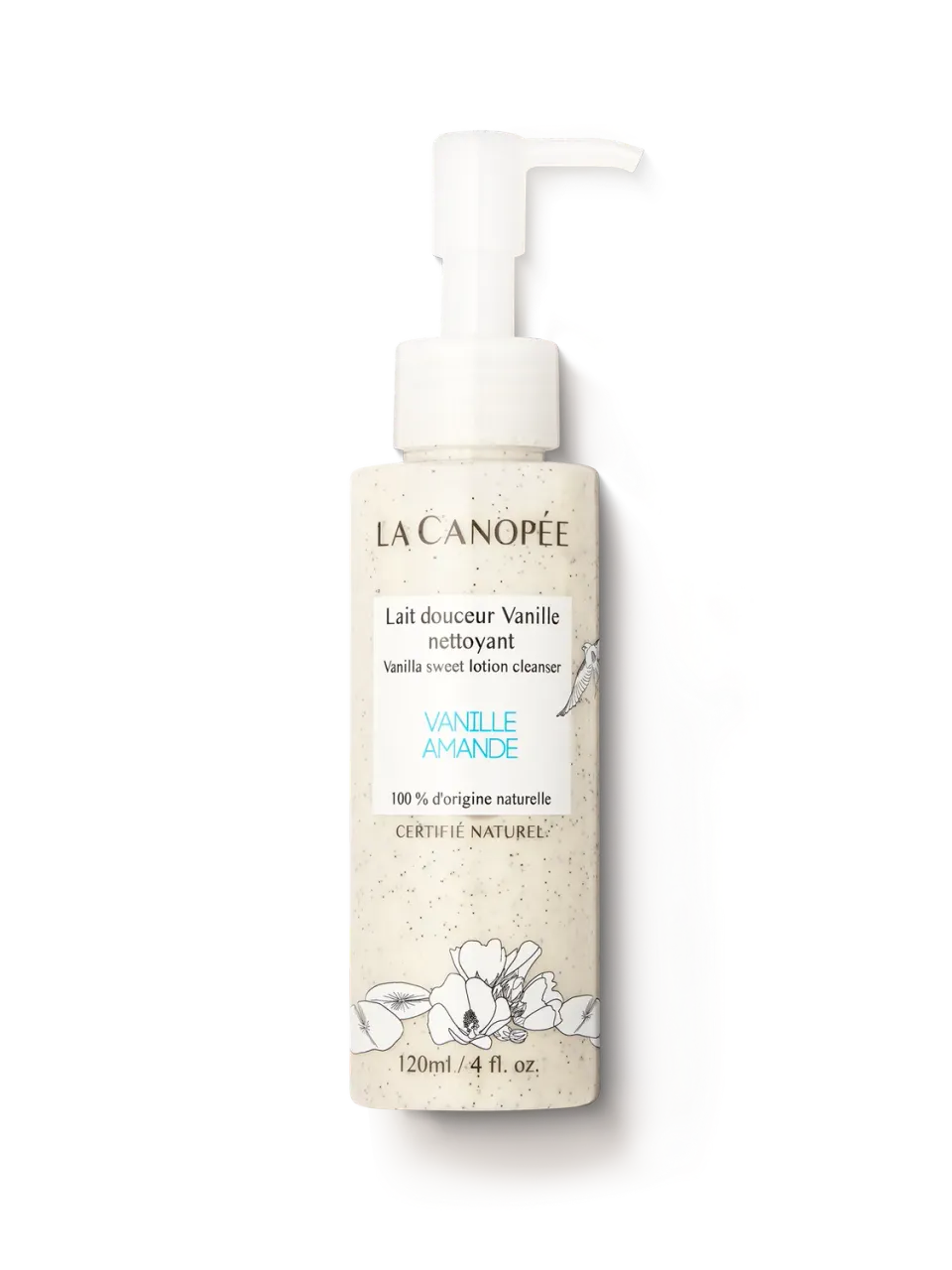La Canopée Lait Douceur Vanille lait nettoyant 120 ml nourrissant