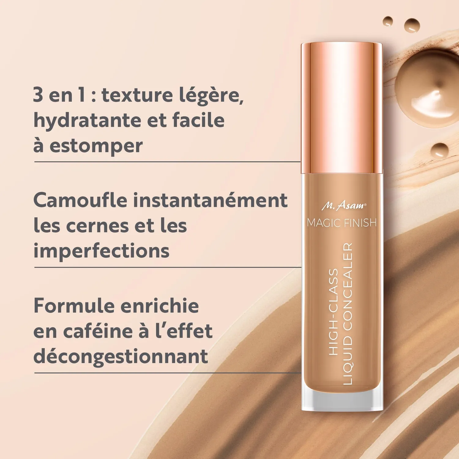 M. Asam Magic Finish Correcteur Beige 4ml haute couvrance