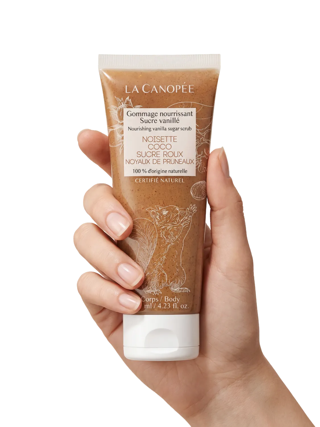 La Canopée sucre vanillé gommage corps nourrissant 125 ml