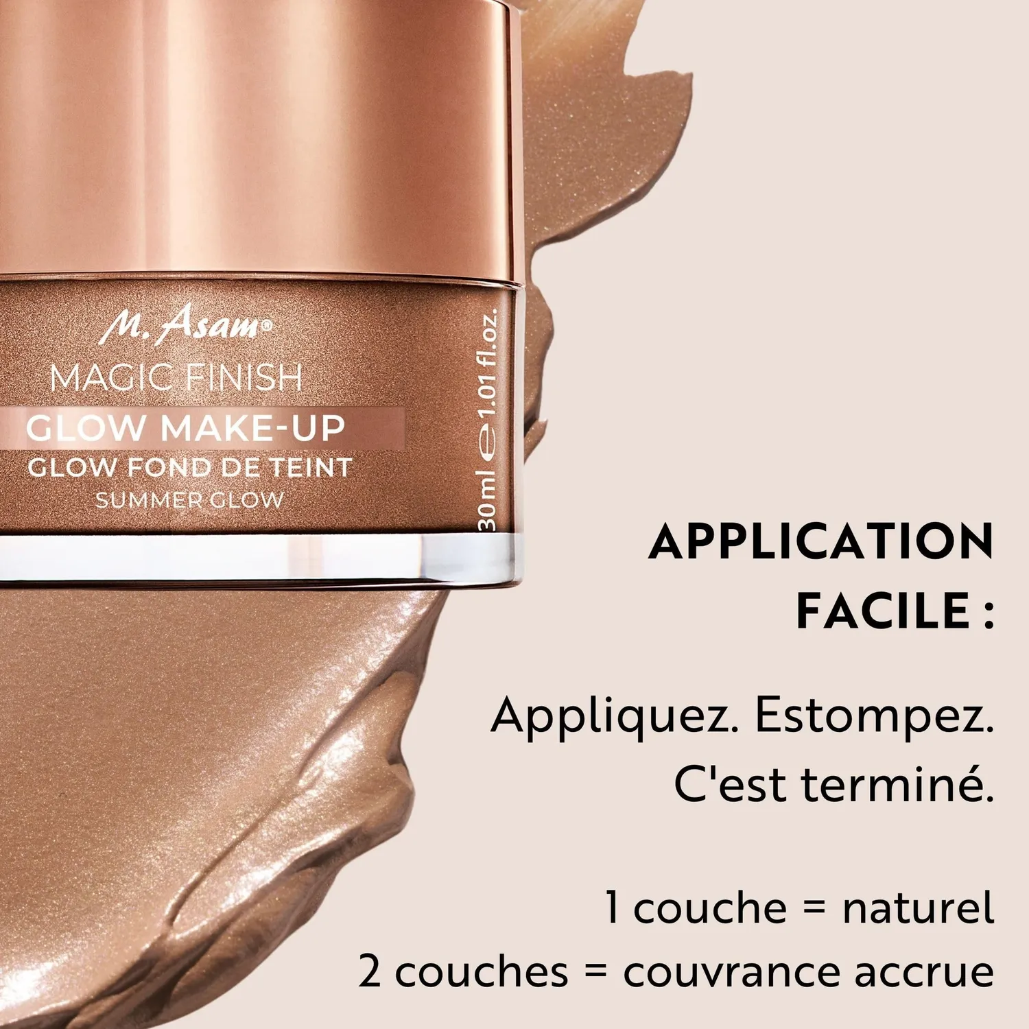 M. Asam Magic Finish Glow mousse teint 30 ml Summer Glow