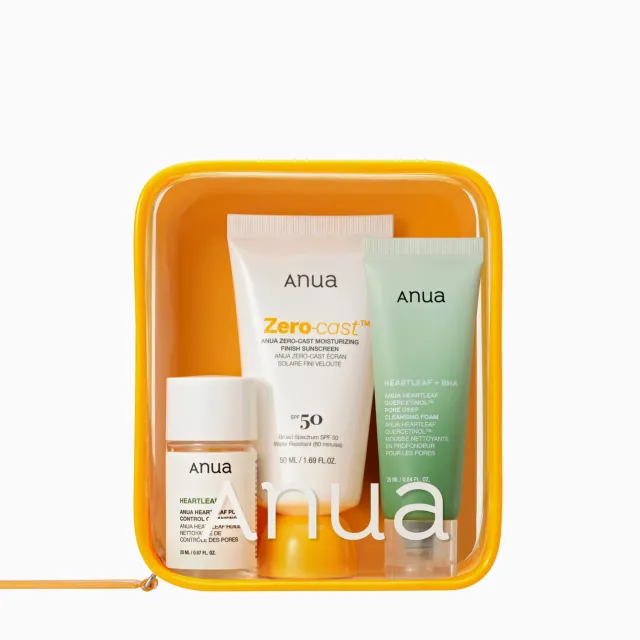 Anua Sun-Ready Travel Kit coffret voyage miniatures anti points noirs