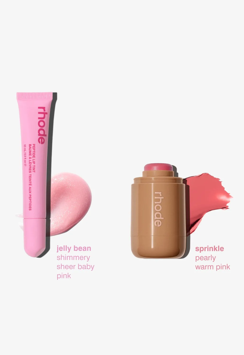 Rhode The Duos Sprinkle + Jelly Bean coffret blush teinté satiné