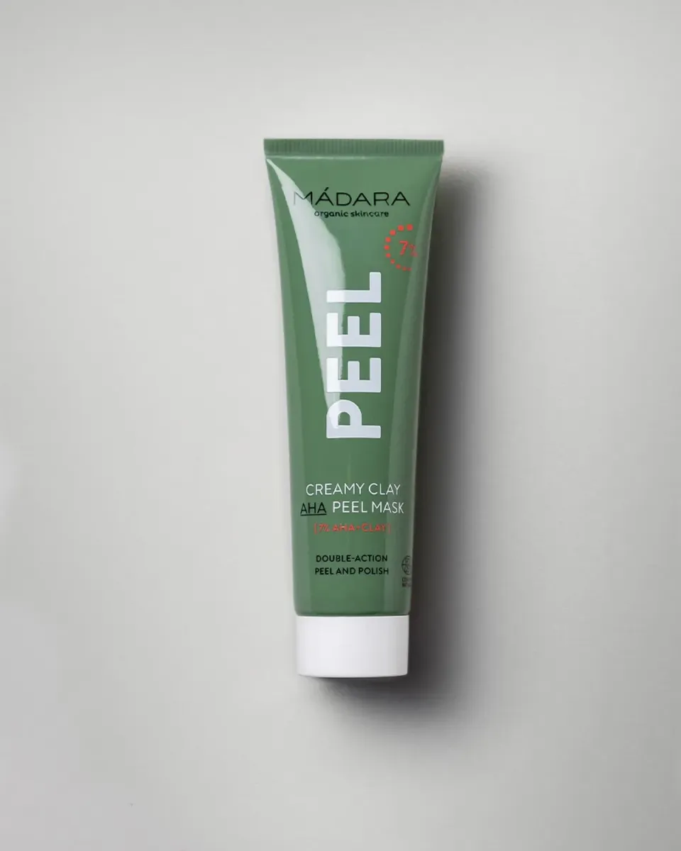 Mádara Creamy Clay Masque Visage AHA Échantillon exfoliant