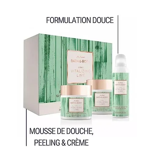 M. Asam Bath & Body Vitalizing Lime coffret 3 soins citron vert