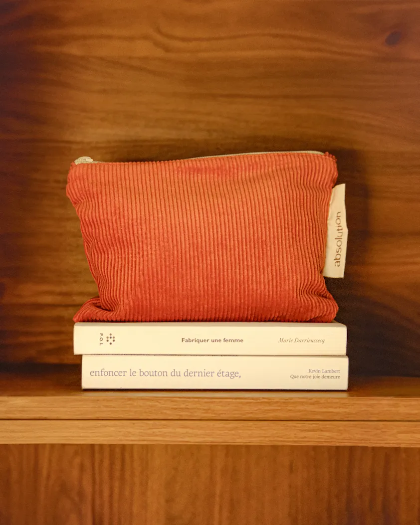 Absolution Corduroy trousse beauté velours coton bio