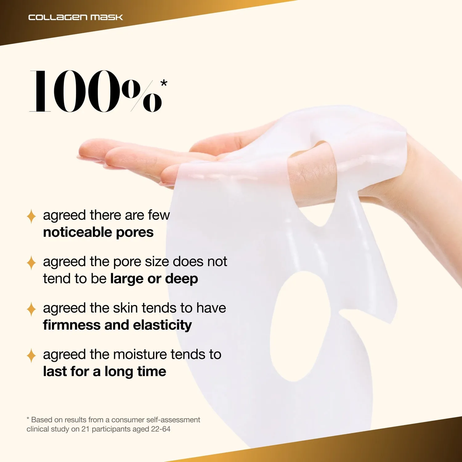 ANUA Golden Honmoon Barrier Collagen Mask masque 4 pièces fermeté