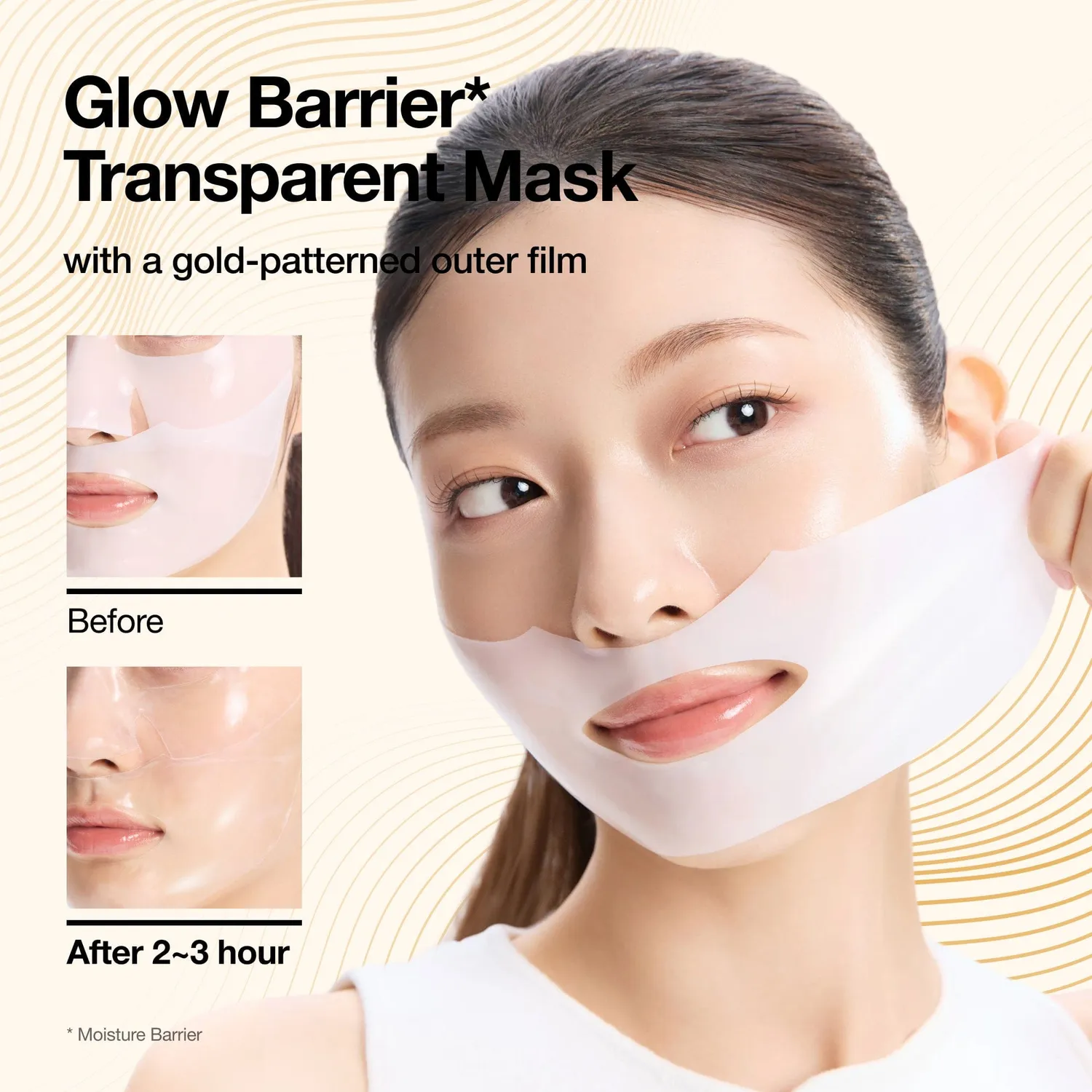 ANUA Golden Honmoon Barrier Collagen Mask masque 4 pièces fermeté