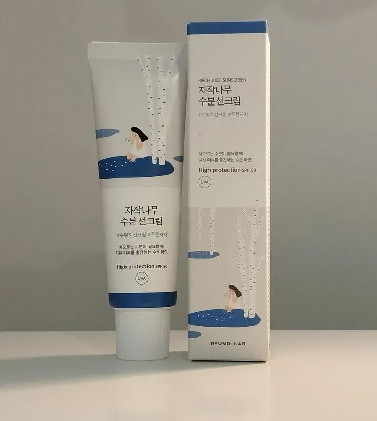 Round Lab Birch Juice sunscreen crème solaire 50ml SPF50+