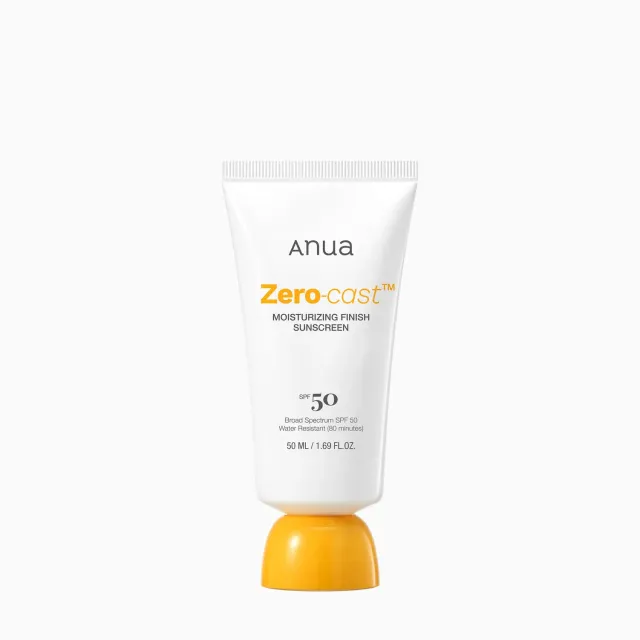 Anua Zero-Cast Moisturizing Finish crème solaire SPF50
