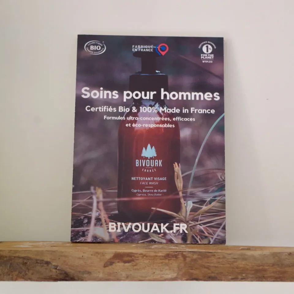 Bivouak Affiche A4 PLV carton rigide 21x29,7cm