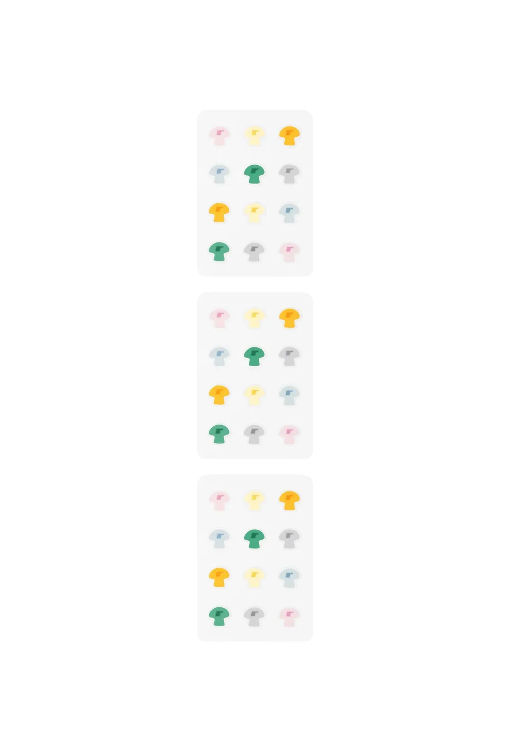 Rhode Spotwear Shroom patchs boutons x36 champignon