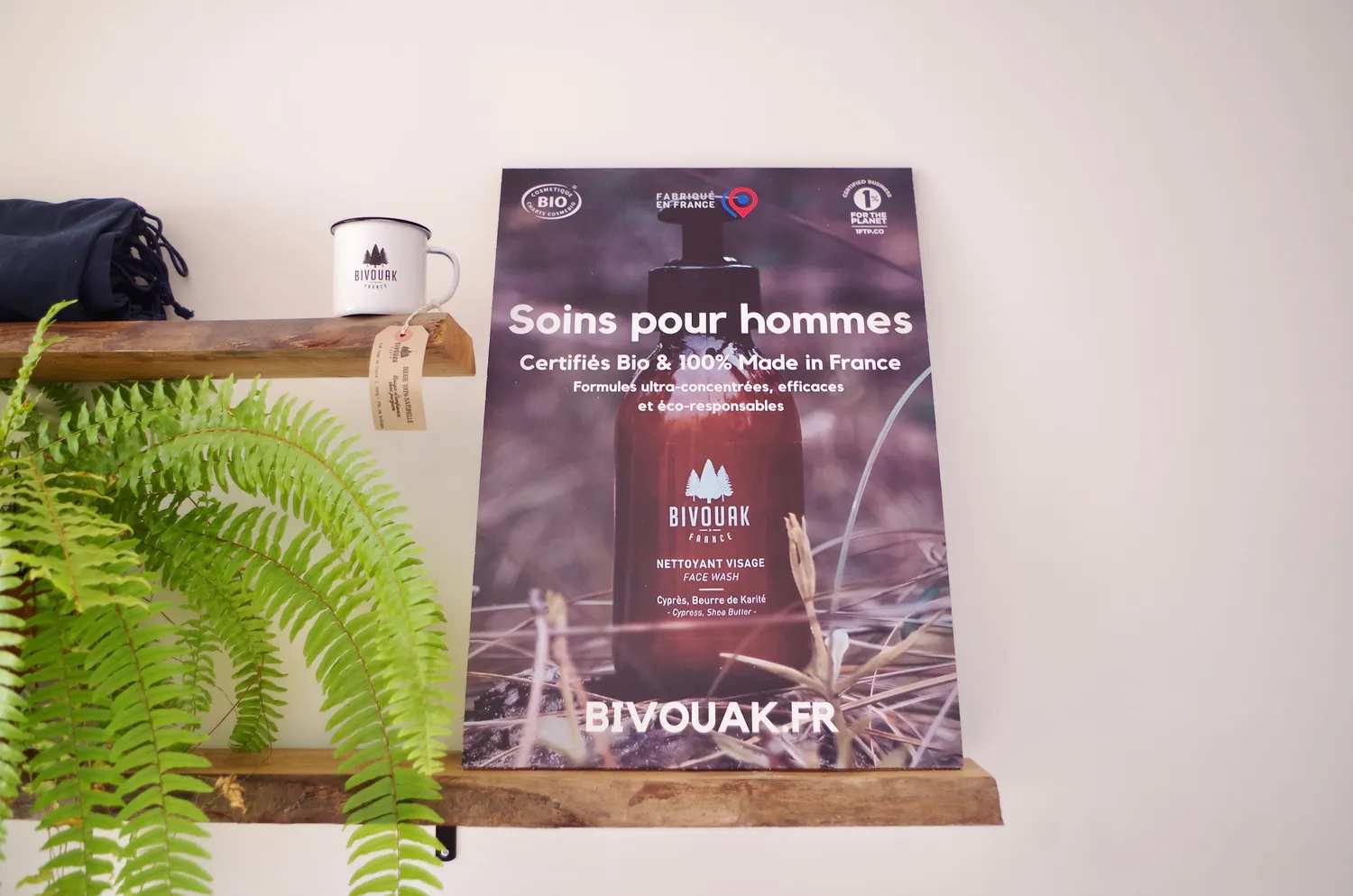Bivouak Affiche A2 carton nid d'abeille rigide 42x59,4 cm
