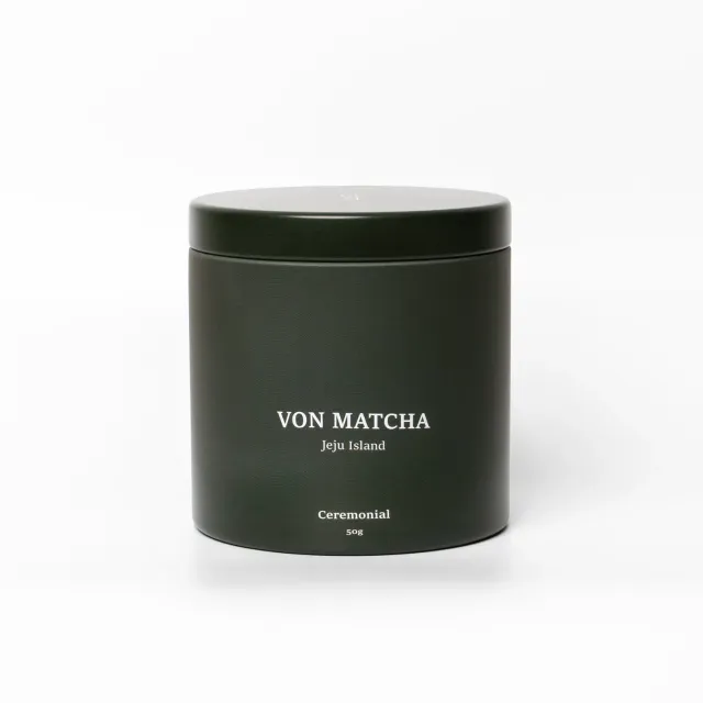 Von Matcha Ceremonial Grade thé matcha 50 g boîte métal douceur