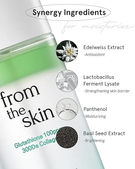 From the Skin Glutathione Collagen brume ampoule 80ml éclat