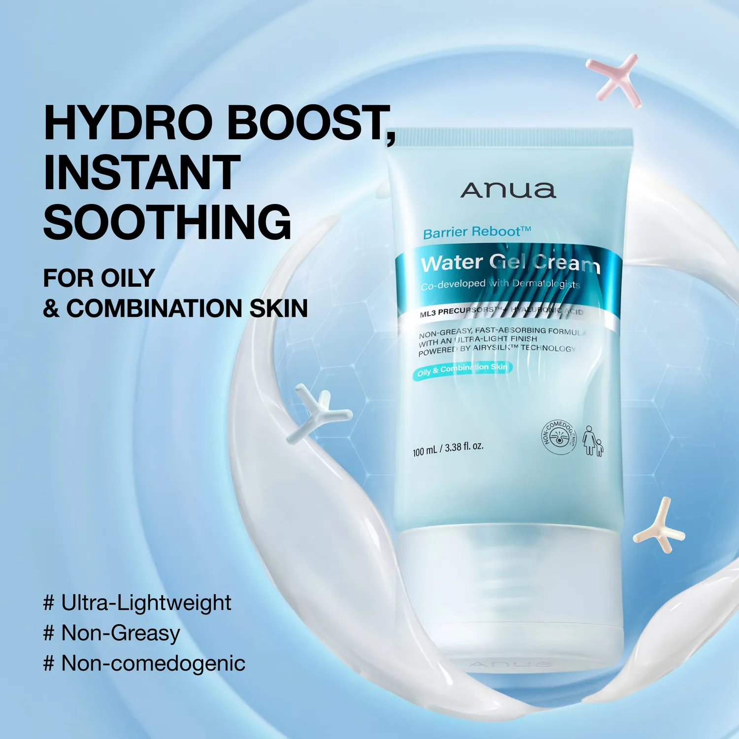 ANUA Barrier Reboot Water Gel Cream crème gel anti-rougeurs