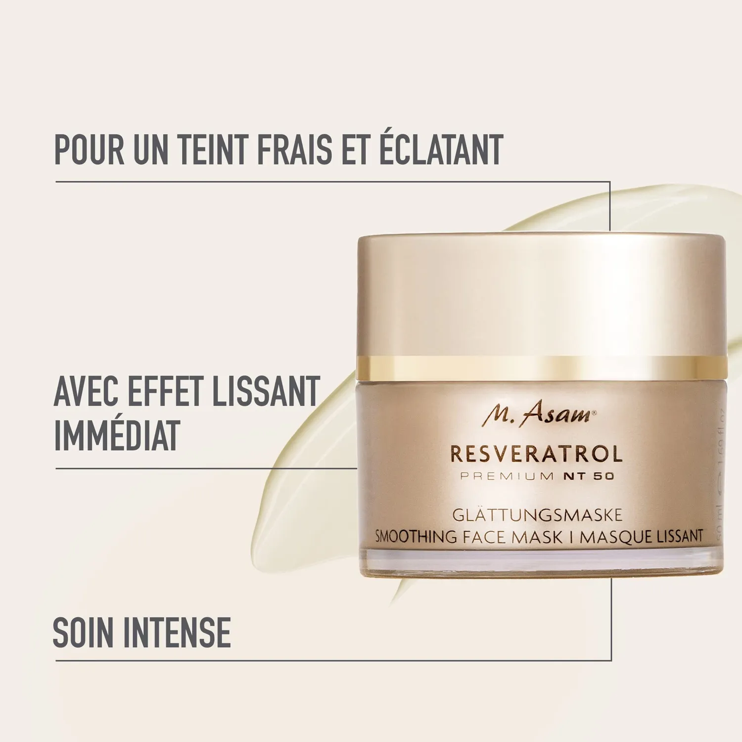 M. Asam Resveratrol NT50 Masque Lissant 50 ml éclat
