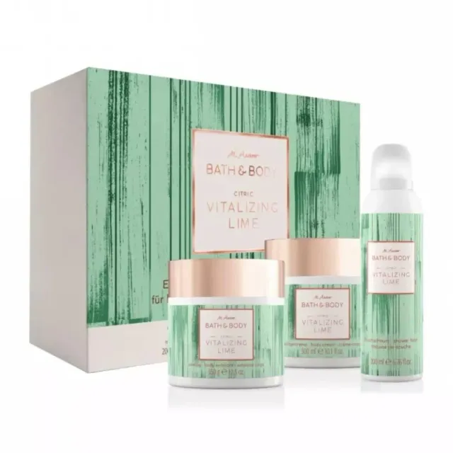 M. Asam Bath & Body Vitalizing Lime coffret 3 soins citron vert
