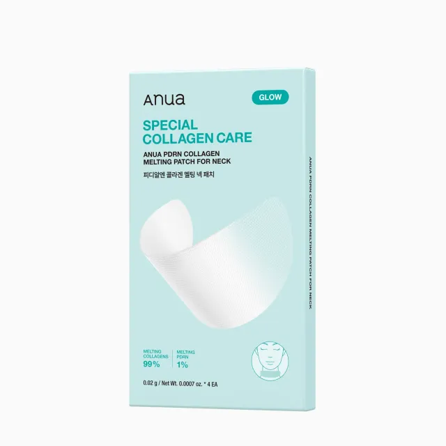Anua PDRN Collagen Melting Patch cou 4 patchs fermeté