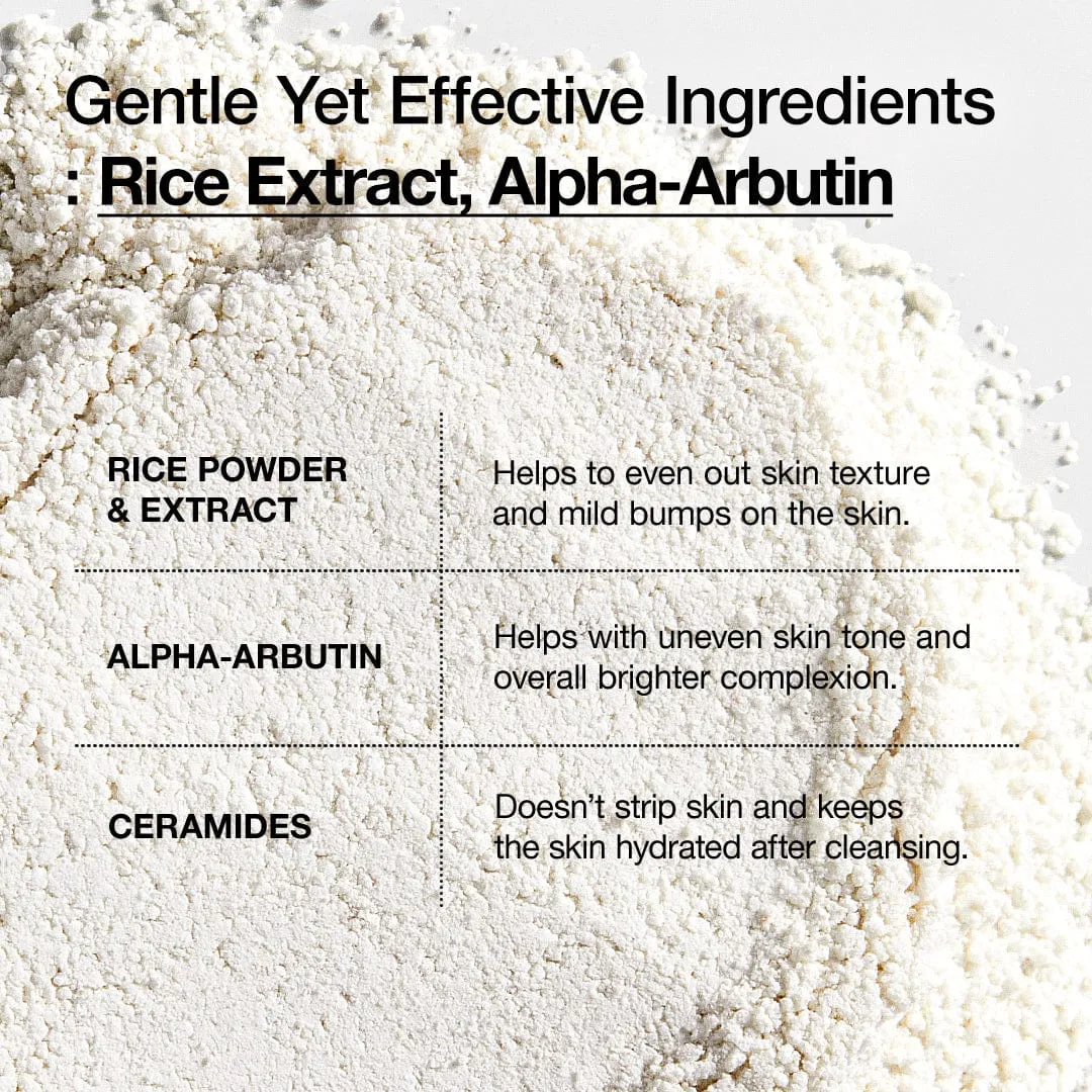 ANUA Rice Enzyme Brightening poudre nettoyante riz éclat