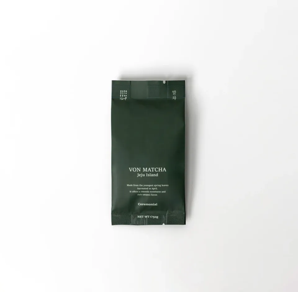 Von Matcha Ceremonial Grade matcha en poudre recharge 100g douceur
