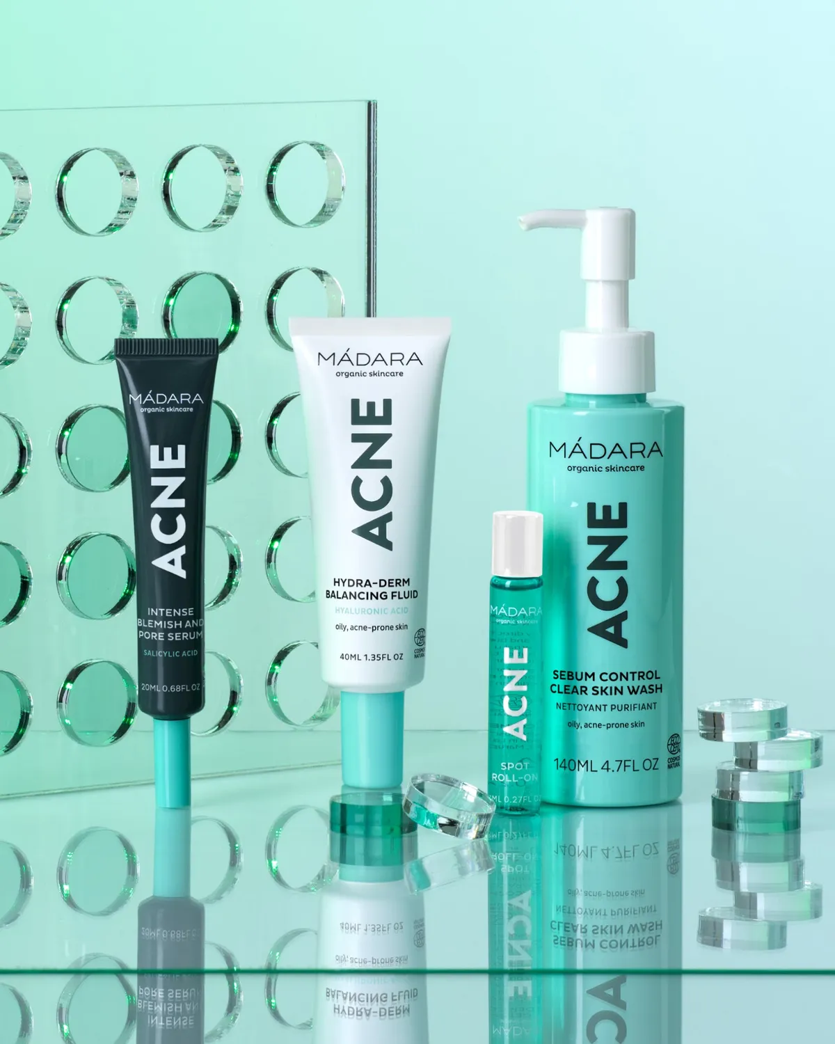 Mádara Hydra-Derm fluide équilibrant 40 ml peau grasse