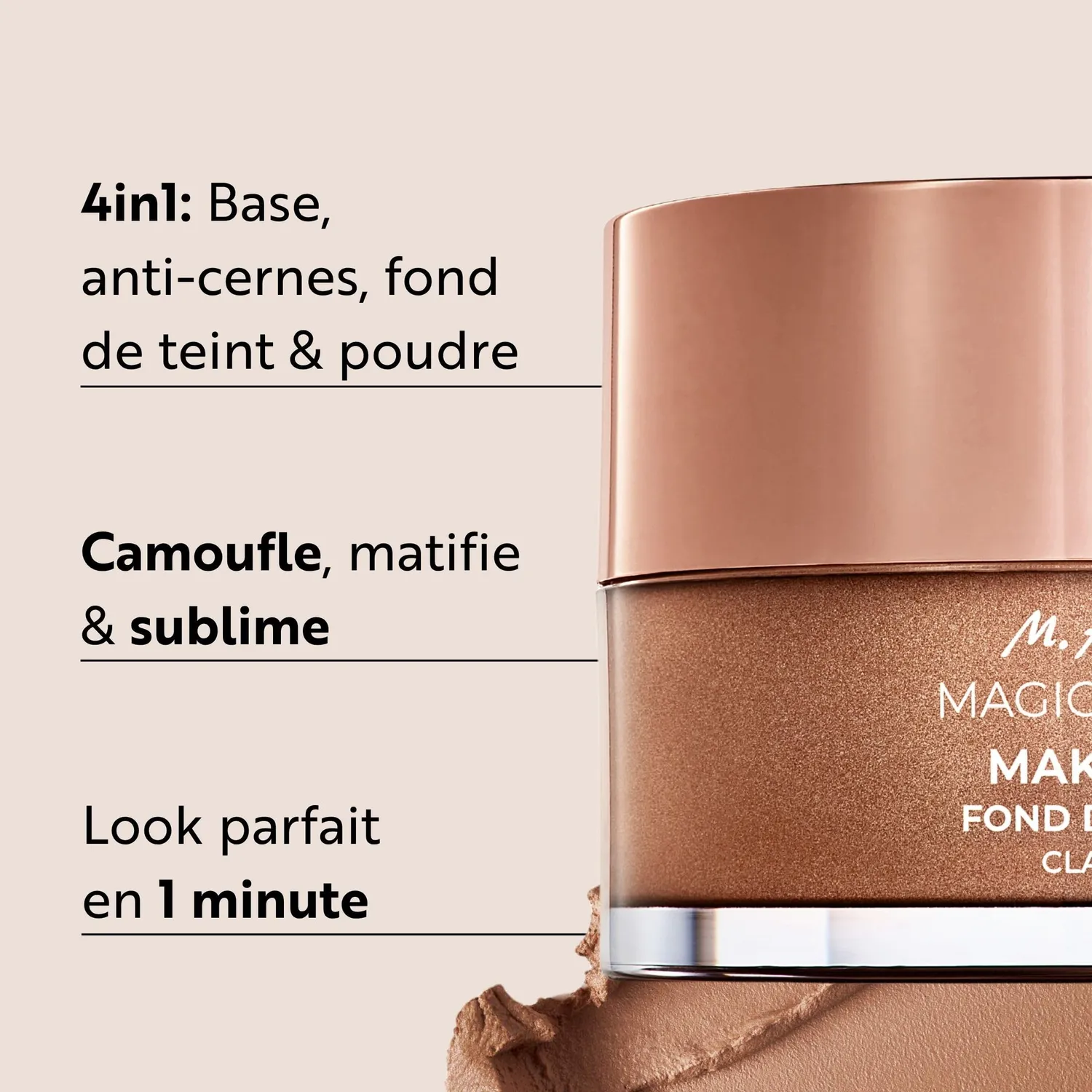 M. Asam Magic Finish Classic fond de teint mousse 30 ml teinte 02