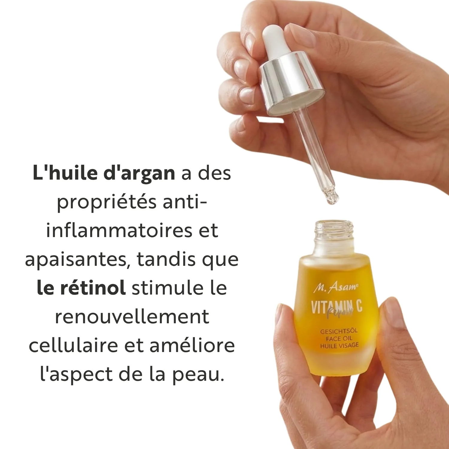 M. Asam Vitamin C Repair huile visage 30 ml éclat