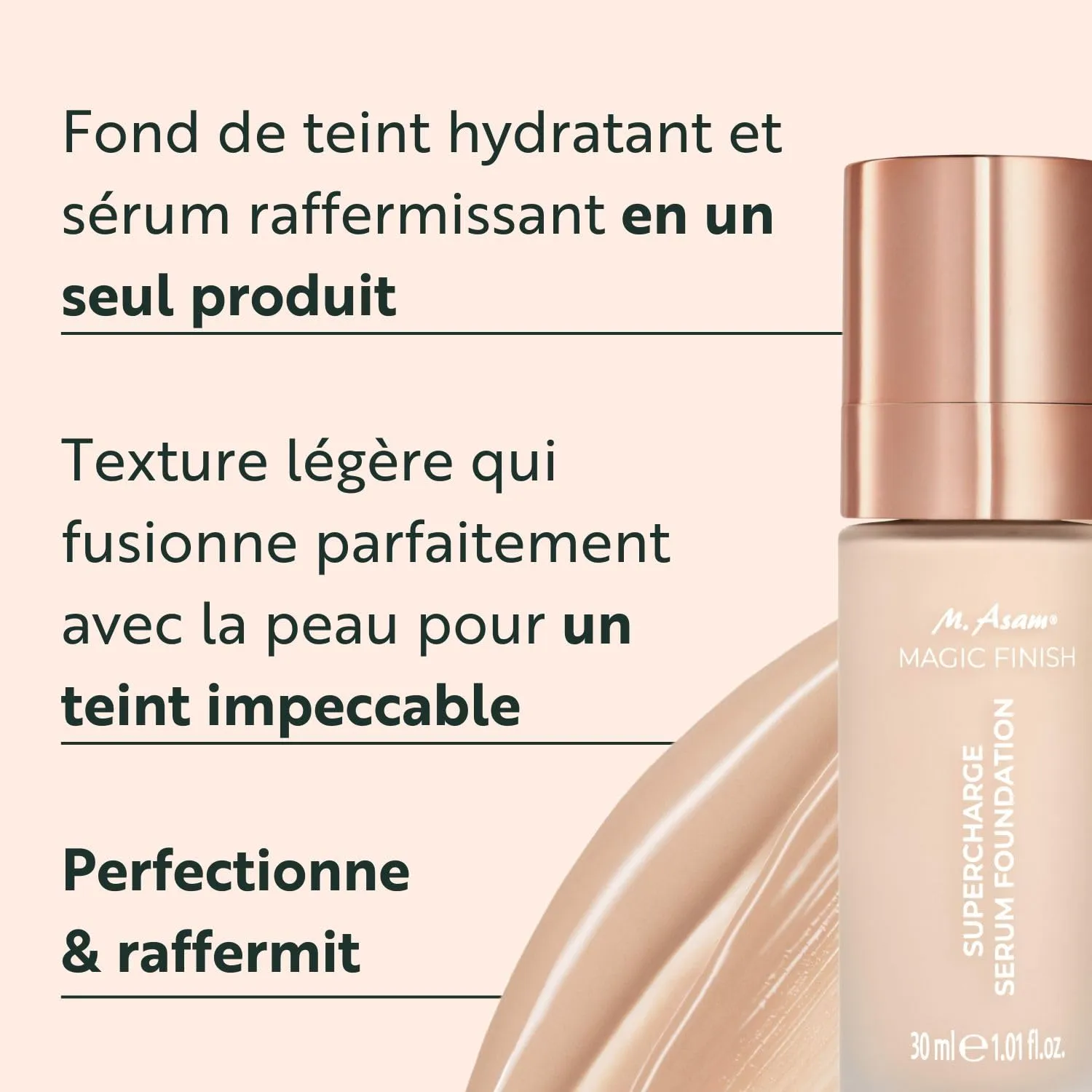 M. Asam Magic Finish Supercharge Sérum de Teint 30ml Soft Ivory
