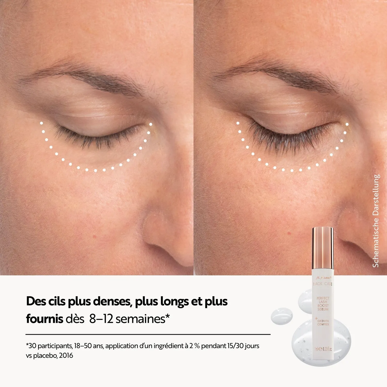 M. Asam Magic Care Perfect Lash sérum cils 7 ml sans hormones