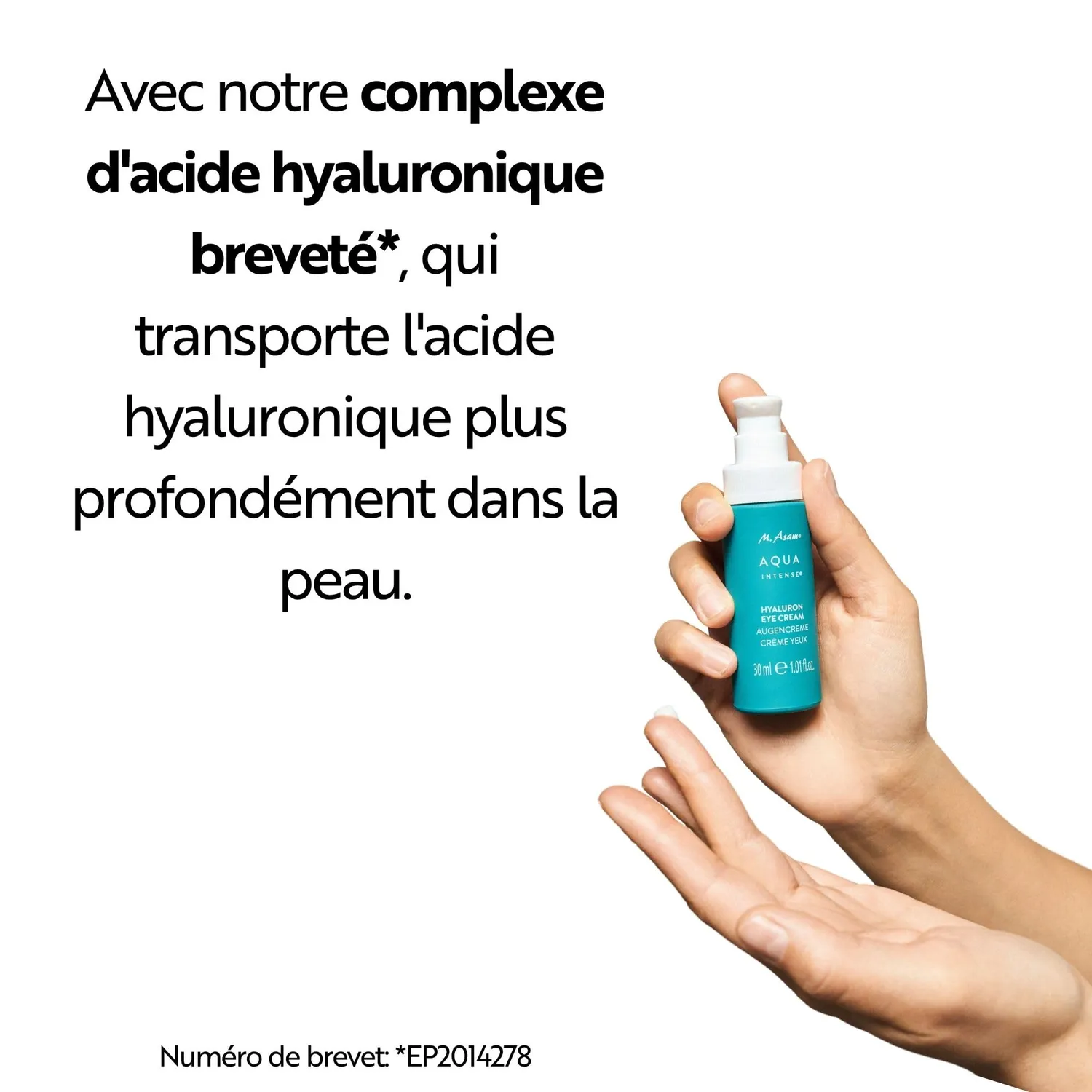 M. Asam Aqua Intense Hyaluron crème yeux 30 ml