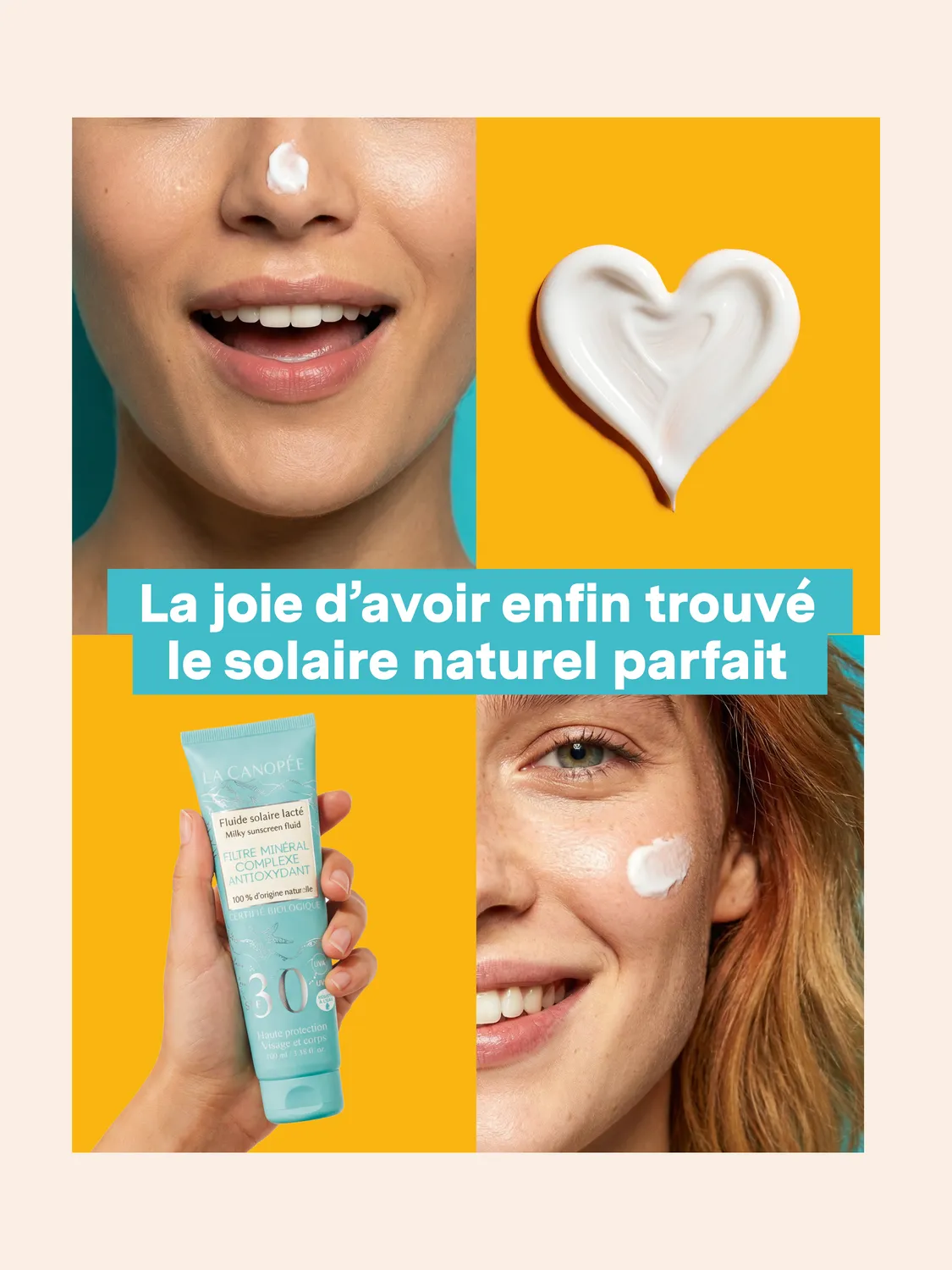 La Canopée Fluide solaire lacté SPF30 minéral 100ml