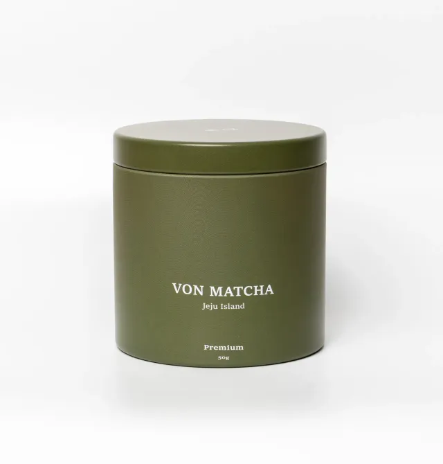 Von Matcha Premium matcha bio 50g boîte métal