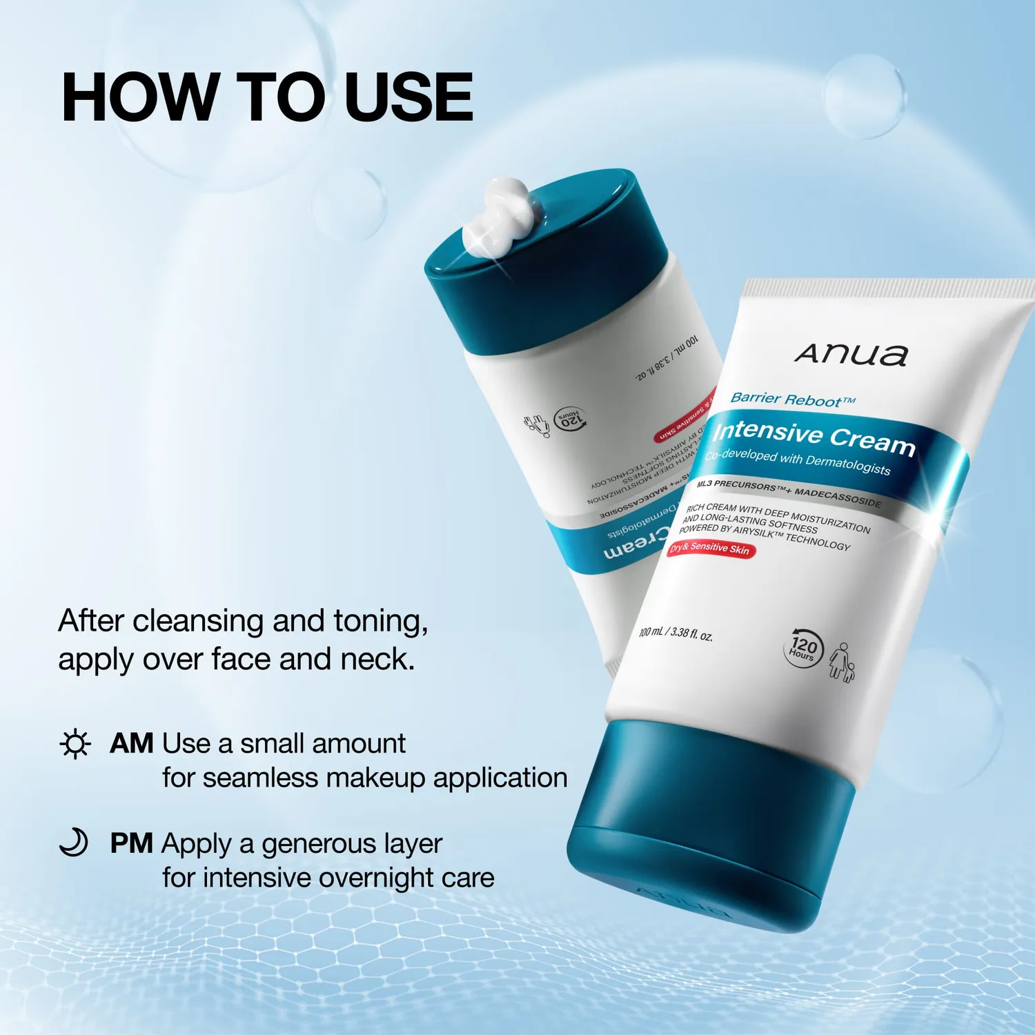 Anua Barrier Reboot crème intensive hydratation sans parfum