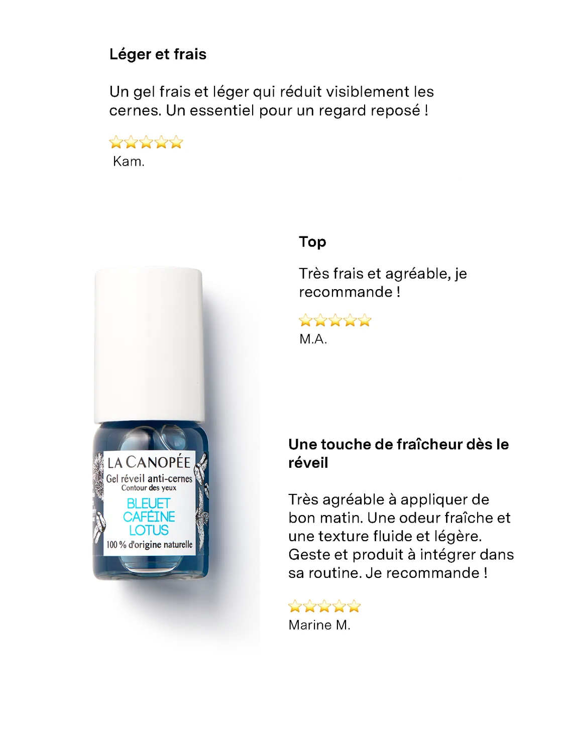 La Canopée Gel Réveil contour yeux anti-cernes 6 ml