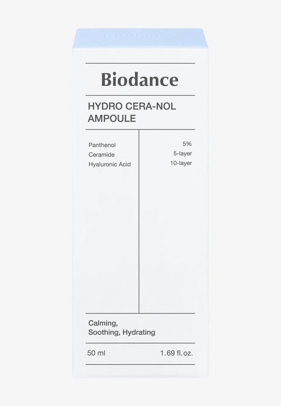 Biodance Hydro Cera-nol ampoule 50ml barrière