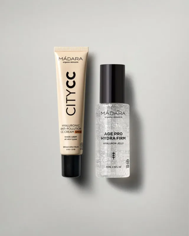 Mádara Protect Hydrate Glow Set CC Light gelée hydratante