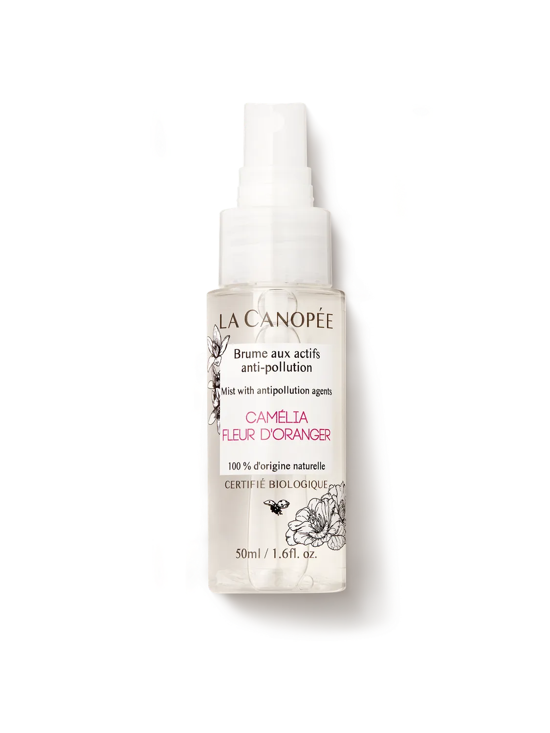 La Canopée Brume anti-pollution visage 120 ml fleur d'oranger