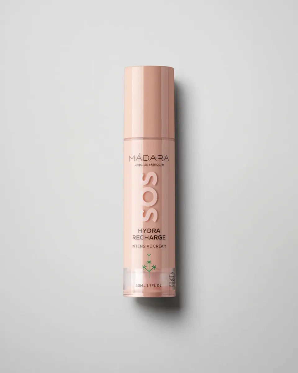 Mádara SOS Hydra Recharge crème hydratante échantillon peaux sèches