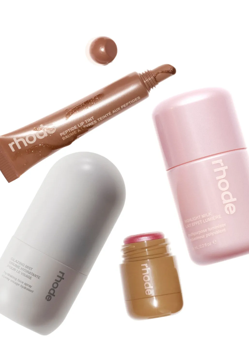 Rhode Shimmer Set coffret soin 4 pièces nacré éclat