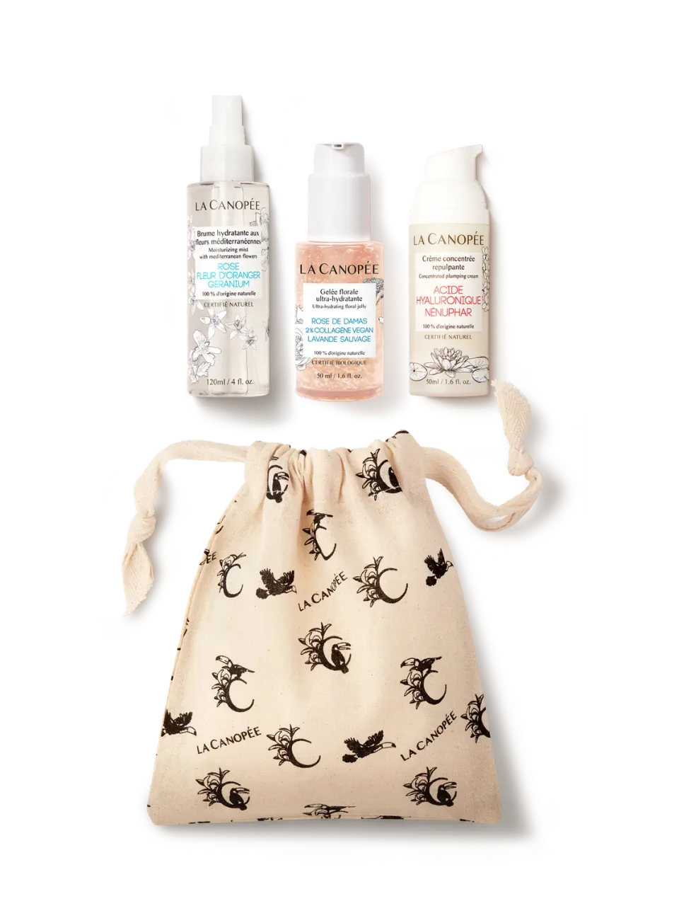 La Canopée Pochette Nouveauté Anti-Âge coffret 3 soins